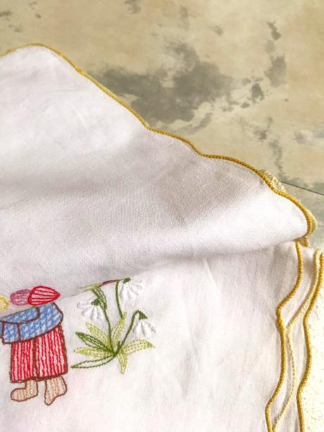 Starý veľkonočný obrus,