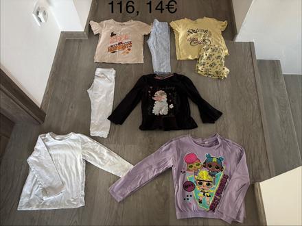 Dievčenský dvojičkovský balíček 116, 104–116