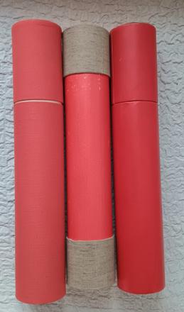 3x starý kartónových tubus, 