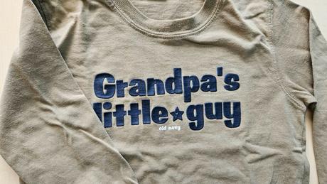 Detské tričko zn. old navy, 'grandpa's little guy', old navy,s