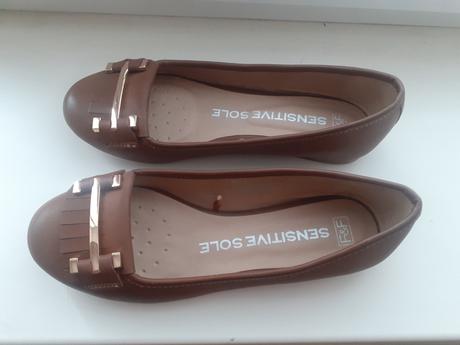 Tmavohnedé balerínky, f&f,36