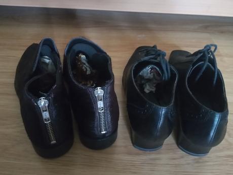 Kožené kotníkové topánky zn.bata a tamaris veľ. 36, 36