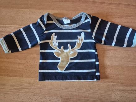Prúžkované tričko s jelenom, 68