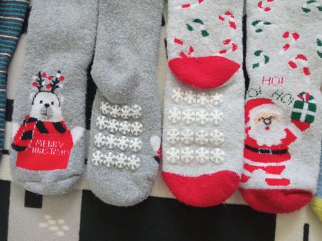 Ponožky zimné raketa dino vianočné protišmykové, lupilu,23