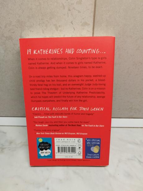 John green - an abundance of katherines,