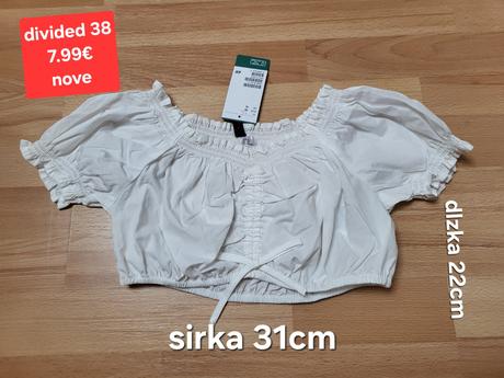 Divided 38 crop top, m