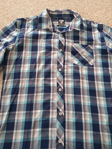 Károvaná košeľa, fishbone,m