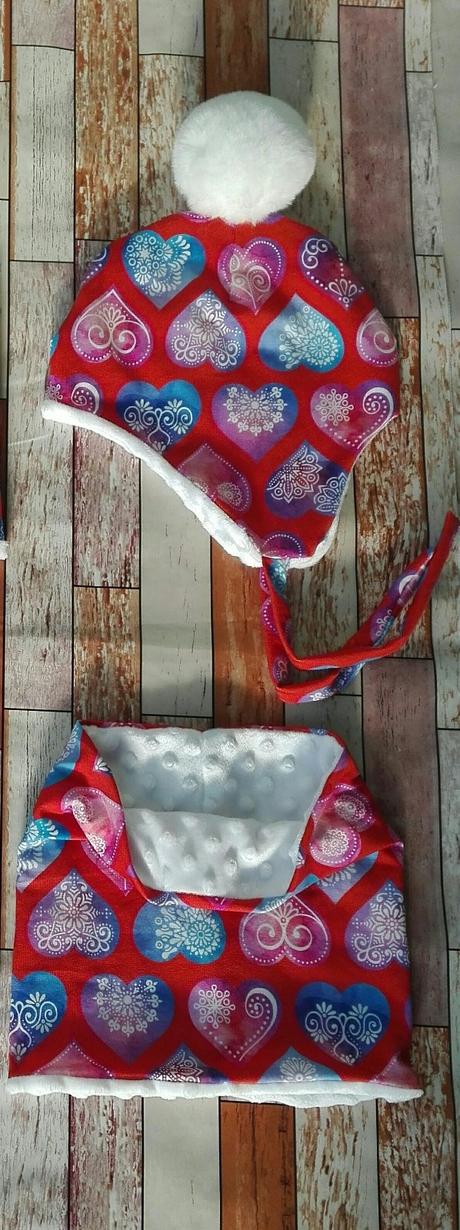 Set čiapka nákrčník, 50 - 158