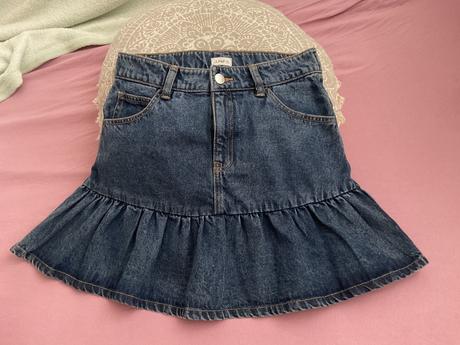 Riflová sukňa, f&f,146