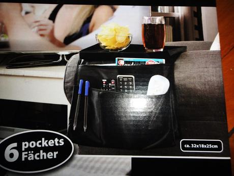 Úložný organizer na sedačku,