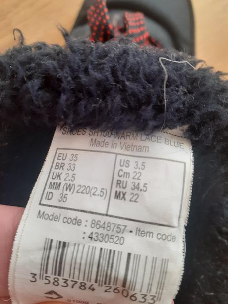 Zimné topánky, quechua,35