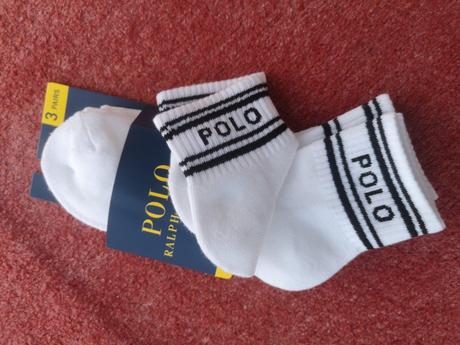 Ralph lauren ponožky 3 páry 36-42, ralph lauren,36 - 42
