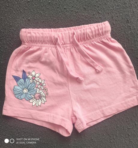 Ružové kraťasky veľ.74, pepco,74