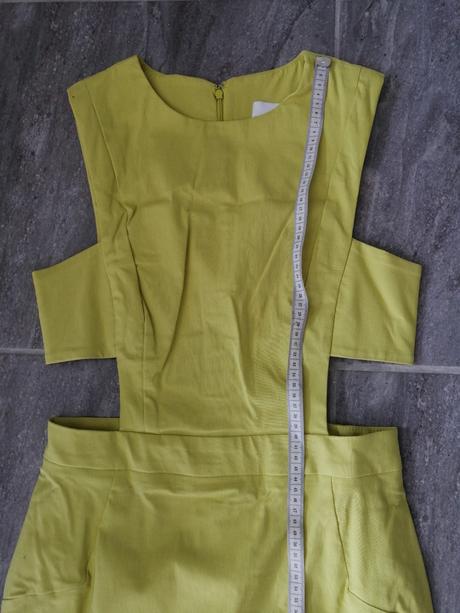 Žlté šaty asos, v40, 40