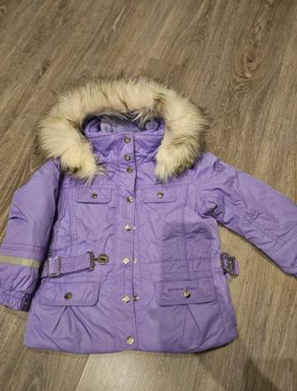Zimná fialová bundička, 98