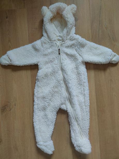 Prechodný plyšový overal, h&m,74