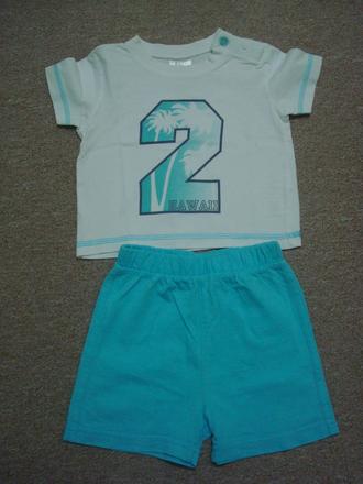 Tricko a kratasky, vel. 74, f&f, f&f,74