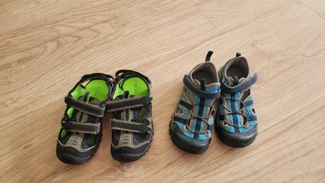 Turisticke sandalky vd 18,5 cm, quechua,30