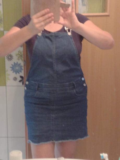 Šatová riflová sukňa esmara, esmara,40