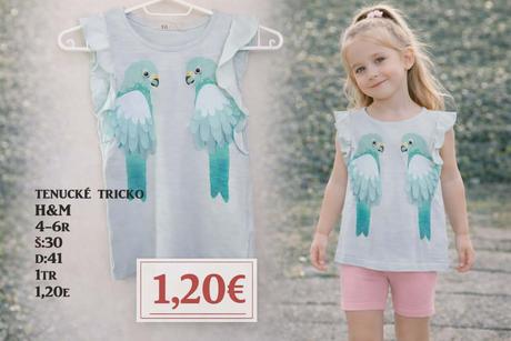 Tenké tričko, h&m,110