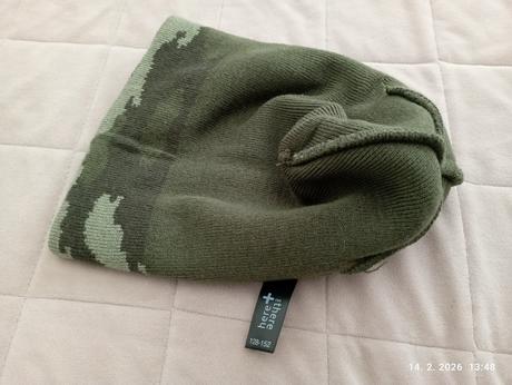 Teplá maskáčová čiapka (už s poštou), c&a,134