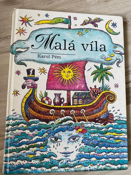 Krásna kniha malá víla s nádhernými ilustráciami, 