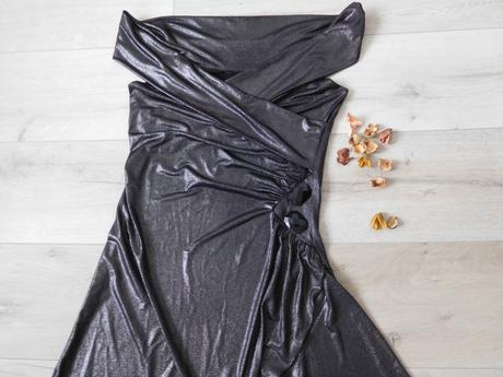 Šaty krástke pružné do leskla 40v, m, m