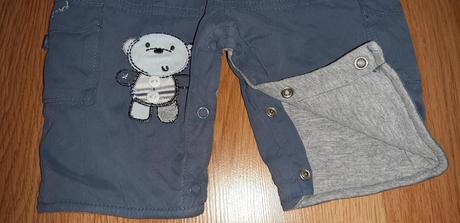 Zateplené nohavice na traky 0-3 m., 56