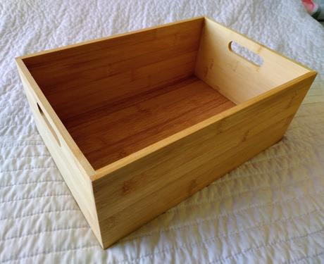 Praktický bambusový úložný box, organizér, 