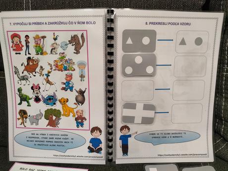 Zošit aktivít na pozornosť a pamäť, 