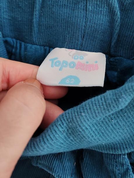 Zateplené menčestrové nohavice, topomini,62