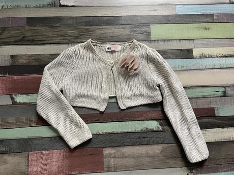 Dievčenské šaty s bolerkom, h&m,104
