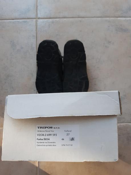 Turisticke topánky 27 tripos vynikajúce, 27