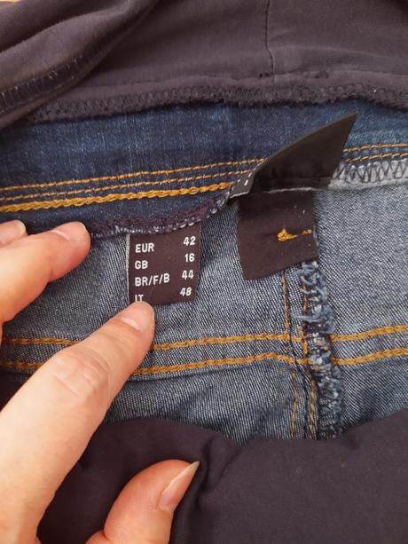 Tehotenské rifle, bonprix,42