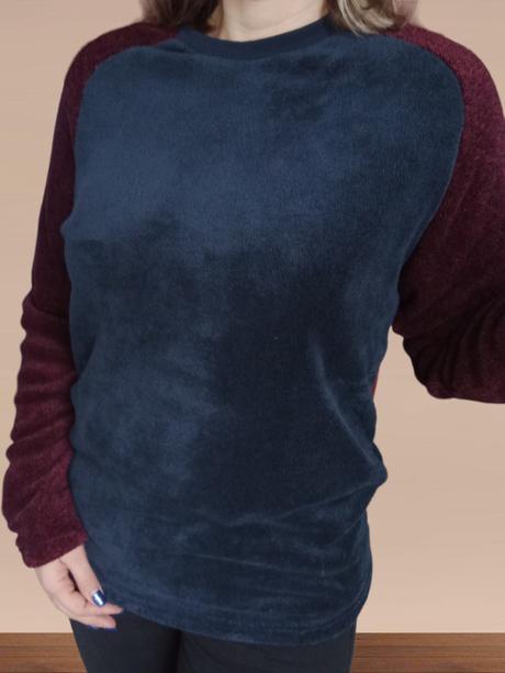 Dámska huňatá mikina (m), m