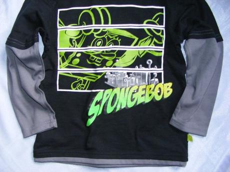 Tenká mikina s kapucou sponge bob, 110 / 116