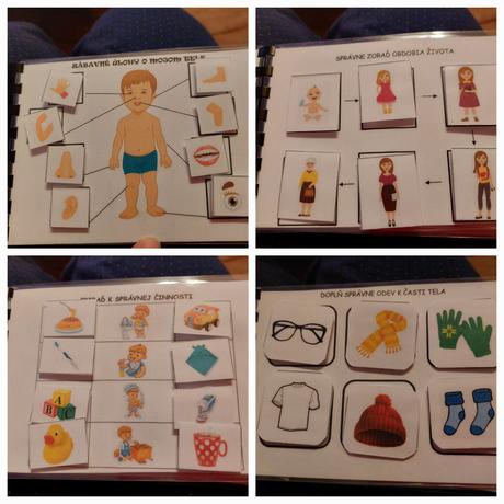 Mini acitivty book moje telo, 