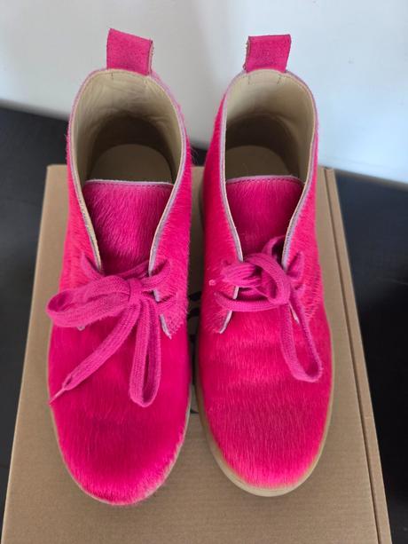 Krasne kozene chlpate topanky top stav, zara,36