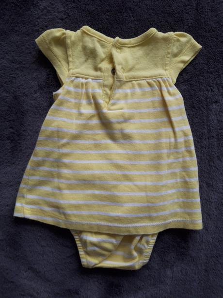 Bodysaty - syta zlta farba, carter's,50