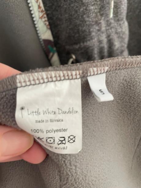 Little white dandelion lwd softshelova bunda, s