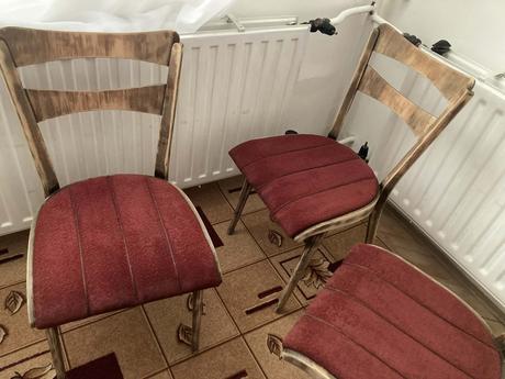 Stol jedálenský rozkladací +4 x stolička,, 