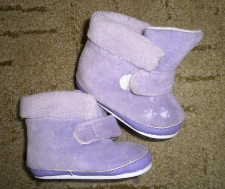 Čižmičky fialkové pre najmenšie slečnu do kočíku, 17