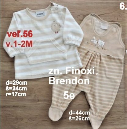 Sada súpravy, body, mikina chlapček veĺ. 50/56, 50