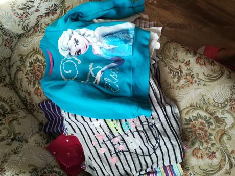 Balík dlhých tričiek veľ. 110 8 ks, palomino,110