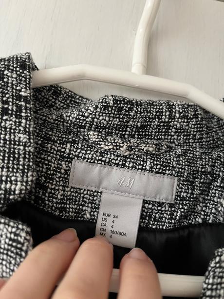 Čierne sako/ čierny blejzer vintage, h&m,xs