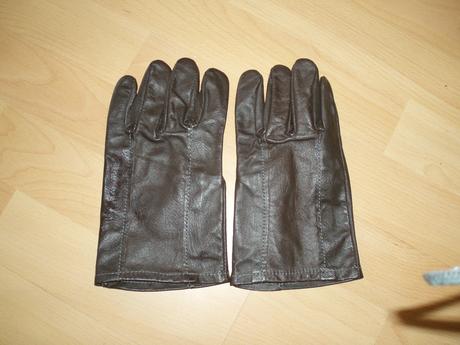 Kožené rukavice, s