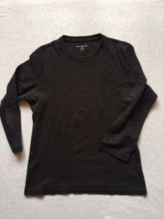 Čierne tričko s dl. rukávom, 134