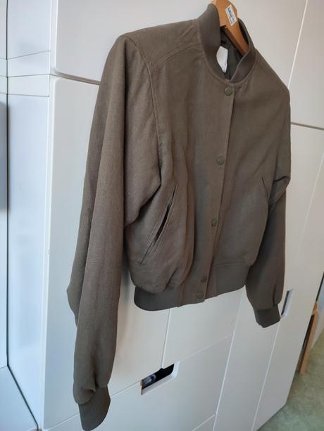 Ľanová bundička xs-s, h&m,xs