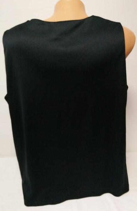 Dámsky čierny elastický top, canda, c&a,xxl