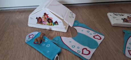 Schleich ohrada, prekazky, kemp, 